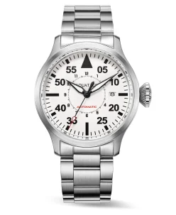 Aquatico Horizon Hawk Full Lume White Dial Automatic Pilot Watch