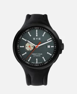 SYE Watches Automatic 24 [CUT 7] steel watch in black DLC