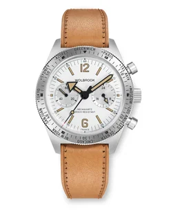 Wolbrook Skindiver WT Chrono-Mecaquartz White Vintage Chronograph