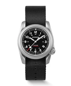 Boderry VOYAGER 100M Waterproof Titanium Automatic Field Watch Black