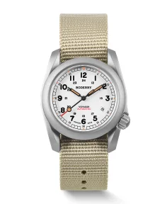 Boderry VOYAGER 100M Waterproof Titanium Automatic Field Watch White