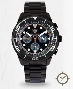 Alpine Chronograph Watch | Black DLC Abbot