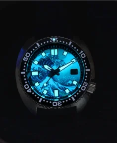 San Martin SN0057G-6309 With The Great Wave off Kanagawa Luminous Dial