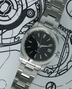 Alexander James Watches A6 Legacy Dress Black Snowflake