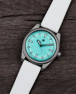 Wicked Watch Co. Basilea Titanium Grade 5 (Ice Blue)