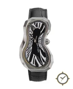 Exaequo Polyhedron Watch Sterling Silver 925 Black One of 101