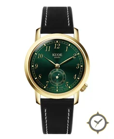 Kuoe OLD SMITH 90-007 Automatic Green Sunray Dial