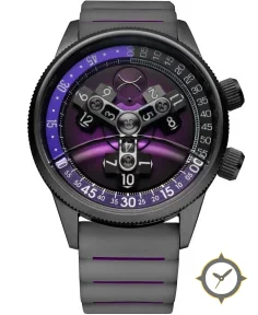 Vendetta II Automatic Wandering Hour Gunmetal Purple