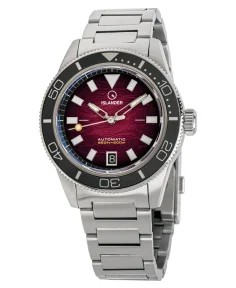 Islander Bayport Automatic with Maroon Dial