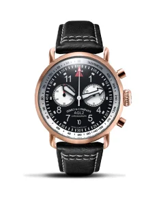 Ferro & Company AGL 2 CHRONOGRAPH BLACK ROSE GOLD