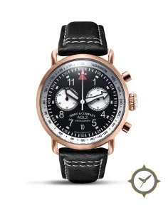 AGL 2 Chronograph Black / White / Rose Gold