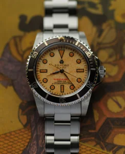 Katabami Watch Japan The Diver OLD PAPER 改 "Spider Crack"
