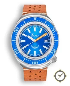 Squale 2002 Blue Leather