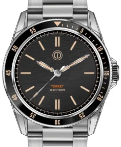 MMI Watches Turret 300M - Model: TR1-OR (STEEL BLACK) (NO DATE) (OLD RADIUM) (NH35)