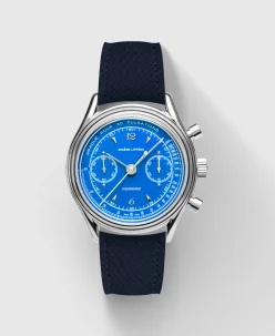 Arsène Lippens Visionario Flyback Blu Cielo Epsom Leather
