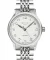 KOKU Automatic Breguet Numerals White Engraved Dial Stainless Steel Bracelet (KN005-BGWHRC)