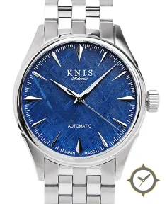 KNIS Kyoto Meteorite Made in Japan Automatic Watch Men's Silver Blue KN001-MTBL