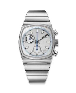 Brew Watch Co. Metric Steel Dial Chronograph Watch