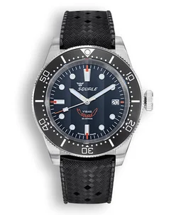 Squale 1545 Black Rubber