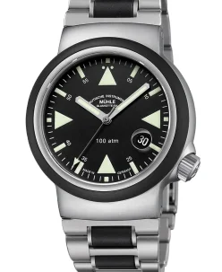 Mühle Glashütte S.A.R. Rescue-Timer with metal-/rubber strap