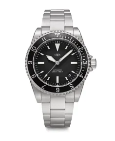 MkII Watches Fulcrum 39 Date 12-hr Bezel (Blk)
