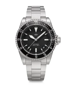 MkII Watches Fulcrum 39 Date 12-hr Bezel (Blk)