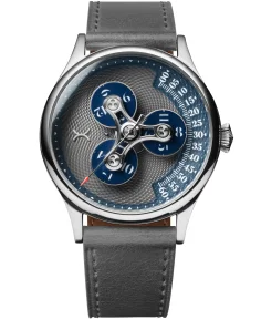 Xeric Triptych II Automatic Wandering Hour Slate Blue
