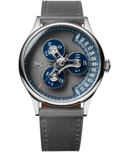 Xeric Triptych II Automatic Wandering Hour Slate Blue