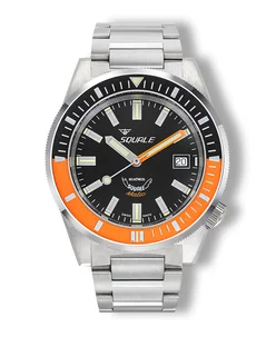 Squale Matic Satin Orange Bracelet