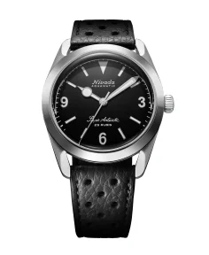 Nivada Grenchen SUPER ANTARCTIC 3.6.9 BLACK NO VINTAGE EFFECT WHITE LUMINOUS