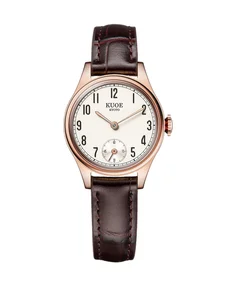 Kuoe HOLBORN 90-003 Rose Gold Case with Arabic Numerals, Women's Watch