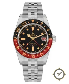 IXDAO 6542 Vintage NH34 GMT 904L Automatic Dive Watch Black Dial