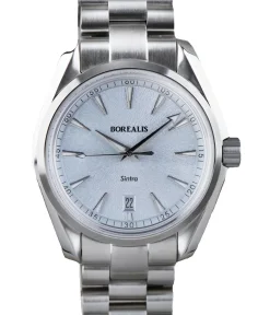 Borealis Sintra Light Blue Sunray dial date Miyota 9015 automatic movement version B.C