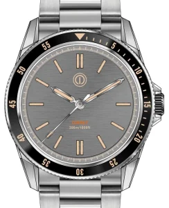 MMI Watches Turret 300M - Model: TR3-OR (GUNMETAL GREY) (NO DATE) (OLD RADIUM) (NH35)