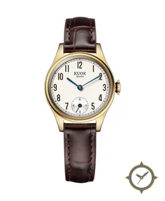 HOLBORN 90-003 Gold Case with Blue Hands, Women's Watch