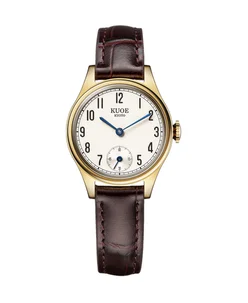 Kuoe HOLBORN 90-003 Gold Case with Blue Hands, Women's Watch