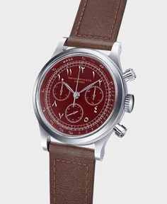 Time This REF.2401MS7 1960S VINTAGE STYLE AUTOMATIC CHRONOGRAPH Red QATAR LIMITED EDITION