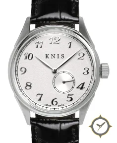 KNIS Kyoto KODOU Small Seconds Automatic – White Black Leather Strap (KN009-WHBKLE)