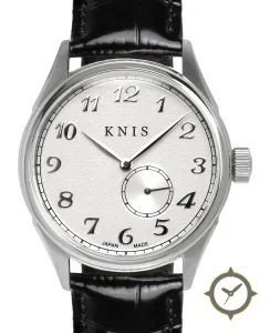 KNIS Kyoto KODOU Small Seconds Automatic – White Black Leather Strap (KN009-WHBKLE)