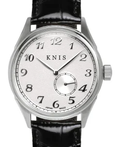 KNIS Kyoto KODOU Small Seconds Automatic – White Black Leather Strap (KN009-WHBKLE)