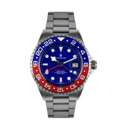 Steinhart Ocean One GMT BLUE-RED Ceramic blue dial