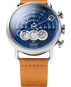 Xeric Halograph Chrono Sapphire Silver Navy
