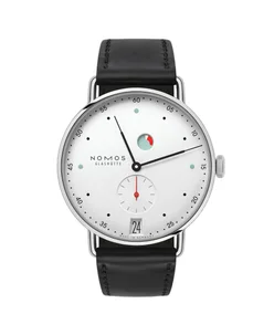 Nomos Glashütte Metro date power reserve Reference 1101