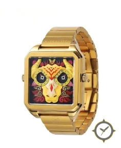 Happiewatch The Sacred Bull of Five Colors — Power Meets Art