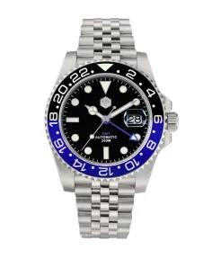 San Martin SN015-G Blue + Black San Martin Logo SN015-G-C New Hidden Clasp