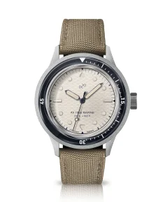 AV86 1956 Marine Steel Navy & Off White