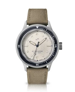 AV86 1956 Marine Steel Navy & Off White