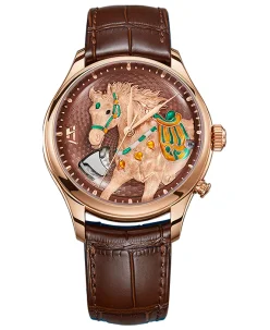 Lucky Harvey Craftsmanship Series Rose Gold Titanium Chiming Horse
