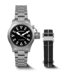 Boderry FALCON Canteen Titanium Solar-Powered Watch Dive/Bracelet