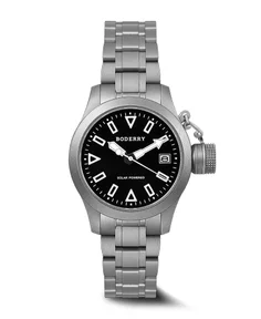 Boderry FALCON Canteen Titanium Solar-Powered Watch Dive/Bracelet